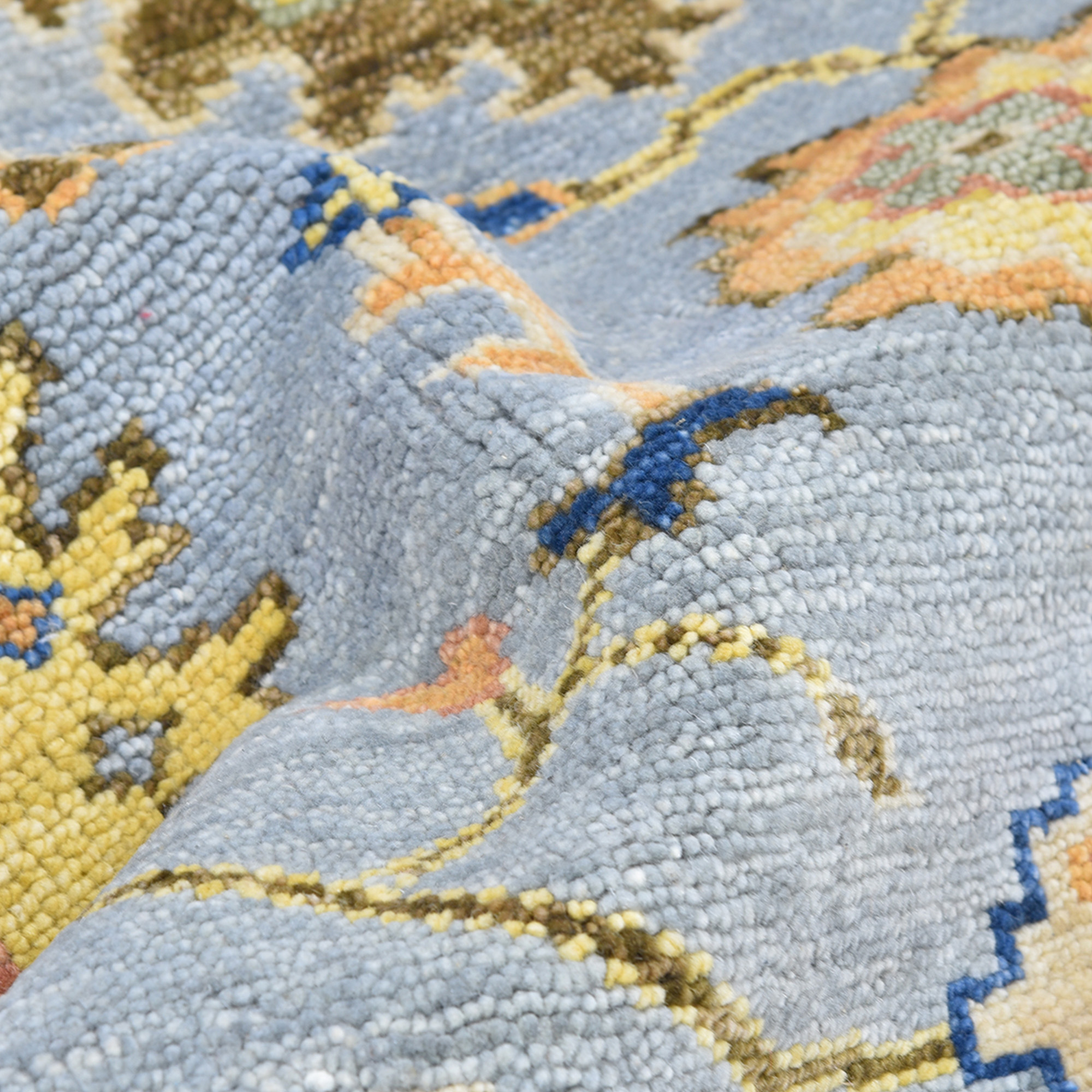 Eli Hand-Knotted Rug, Light Gray 4 Eli Hand-Knotted Rug, Light Gray