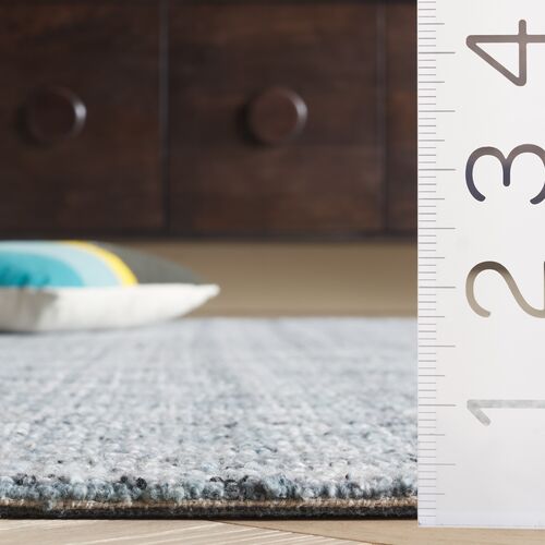 Herod Hand Tufted Rug, Aqua/Grey 4 Herod Hand Tufted Rug, Aqua/Grey