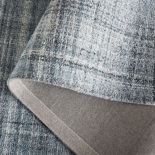 Herod Hand Tufted Rug, Aqua/Grey 5 Herod Hand Tufted Rug, Aqua/Grey