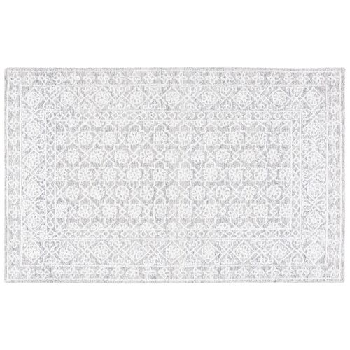 Stella Hand Tufted Rug, Ivory/Grey 1 Stella Hand Tufted Rug, Ivory/Grey