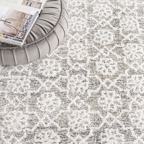 Stella Hand Tufted Rug, Ivory/Grey 6 Stella Hand Tufted Rug, Ivory/Grey