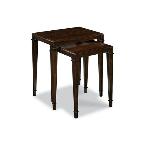 S/2 Colmar Nesting Tables, Ebonized Mahogany 1 S/2 Colmar Nesting Tables, Ebonized Mahogany