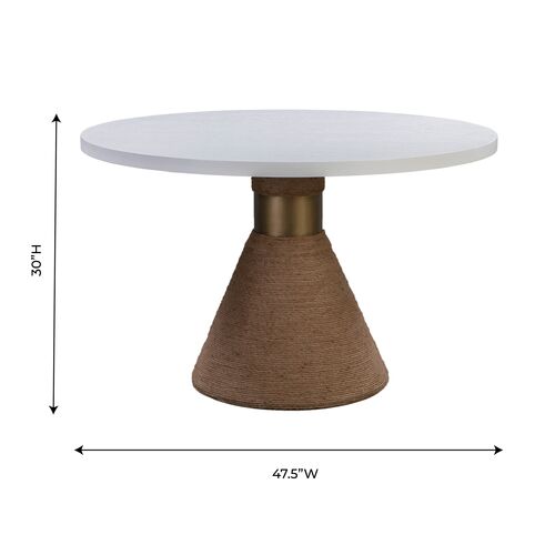 Henrik Rope Round Dining Table, Natural 7 Henrik Rope Round Dining Table, Natural