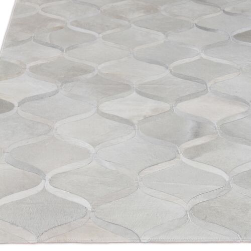 Natural Hide Cowhide hand-tufted Rug, Pearl 3 Natural Hide Cowhide hand-tufted Rug, Pearl