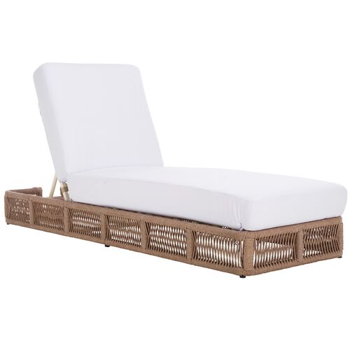 Zephyr Outdoor Rope Sunlounger