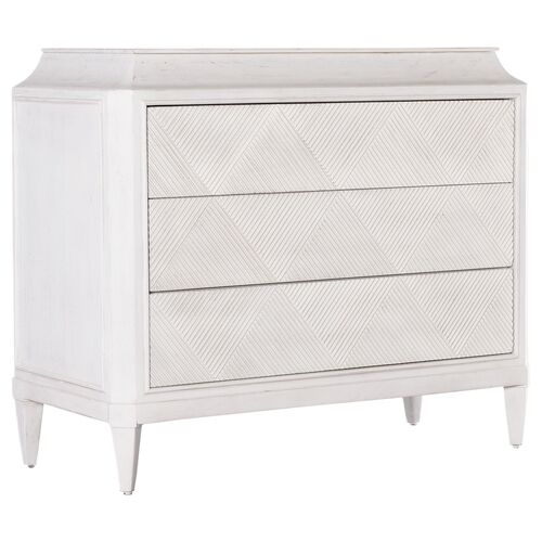 Commerce & Market Argyle 3-Drawer Chest, Ivory 1 Commerce & Market Argyle 3-Drawer Chest, Ivory