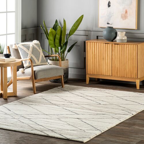 Alida Rug, Ivory 2 Alida Rug, Ivory
