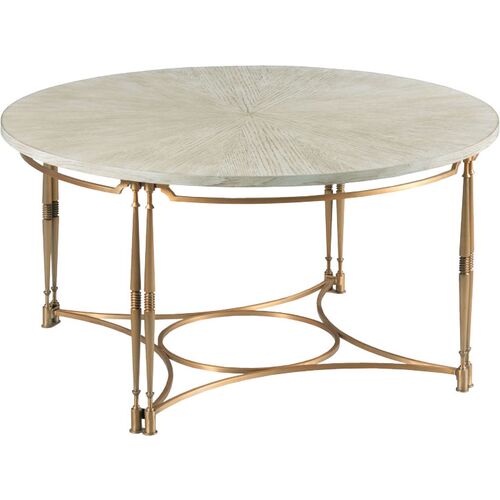 Carolina Cocktail Table, Ash/Brass 1 Carolina Cocktail Table, Ash/Brass