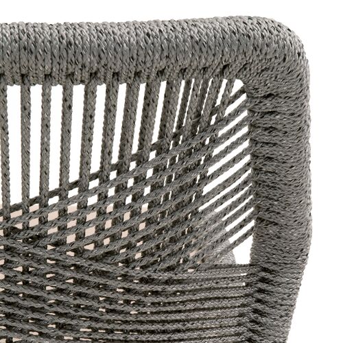 S/2 Easton Rope Side Chairs, Platinum/Light Gray 9 S/2 Easton Rope Side Chairs, Platinum/Light Gray