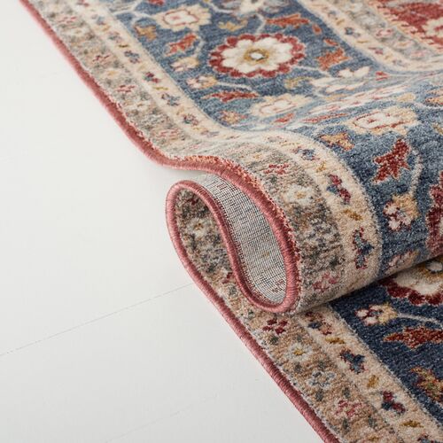 Manley Rug, Red/Navy Ivory 4 Manley Rug, Red/Navy Ivory