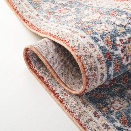 Manley Rug, Red/Navy Ivory 5 Manley Rug, Red/Navy Ivory
