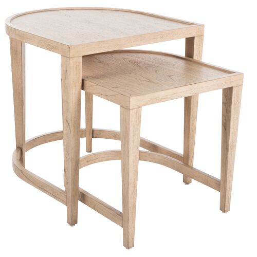 Dustin Nesting Tables, Blonde Natural