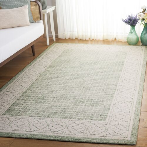 Vada Hand Tufted Rug, Green 2 Vada Hand Tufted Rug, Green