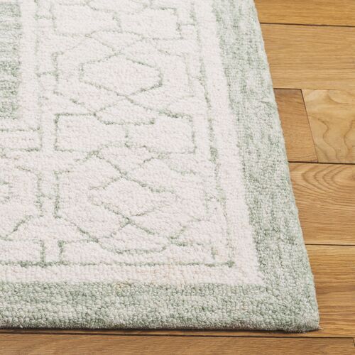 Vada Hand Tufted Rug, Green 3 Vada Hand Tufted Rug, Green