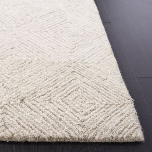 Goldie Hand Tufted Rug, Grey/Ivory 3 Goldie Hand Tufted Rug, Grey/Ivory