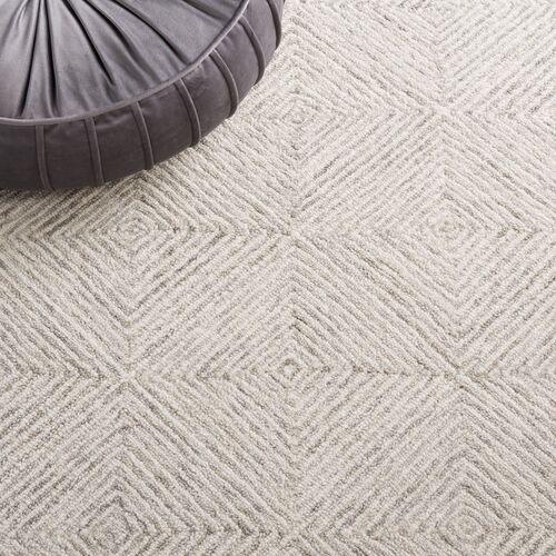 Goldie Hand Tufted Rug, Grey/Ivory 6 Goldie Hand Tufted Rug, Grey/Ivory
