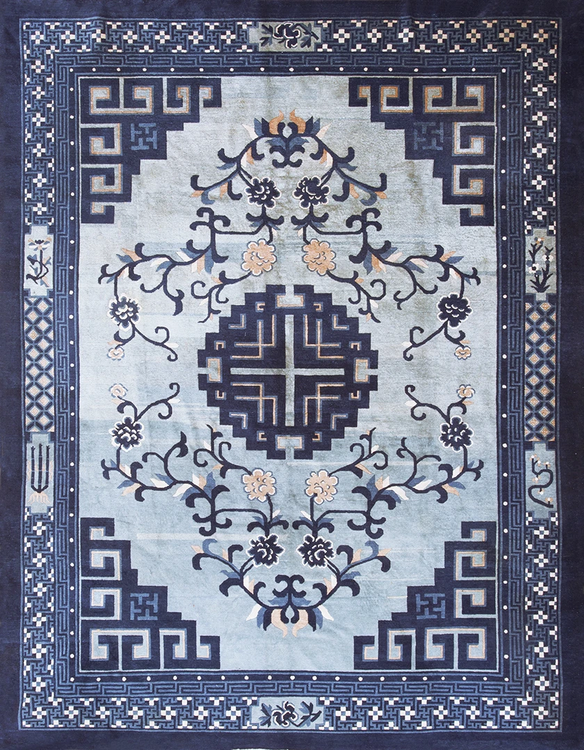 19th Century Chinese Peking Carpet 1 19th Century Chinese Peking Carpet