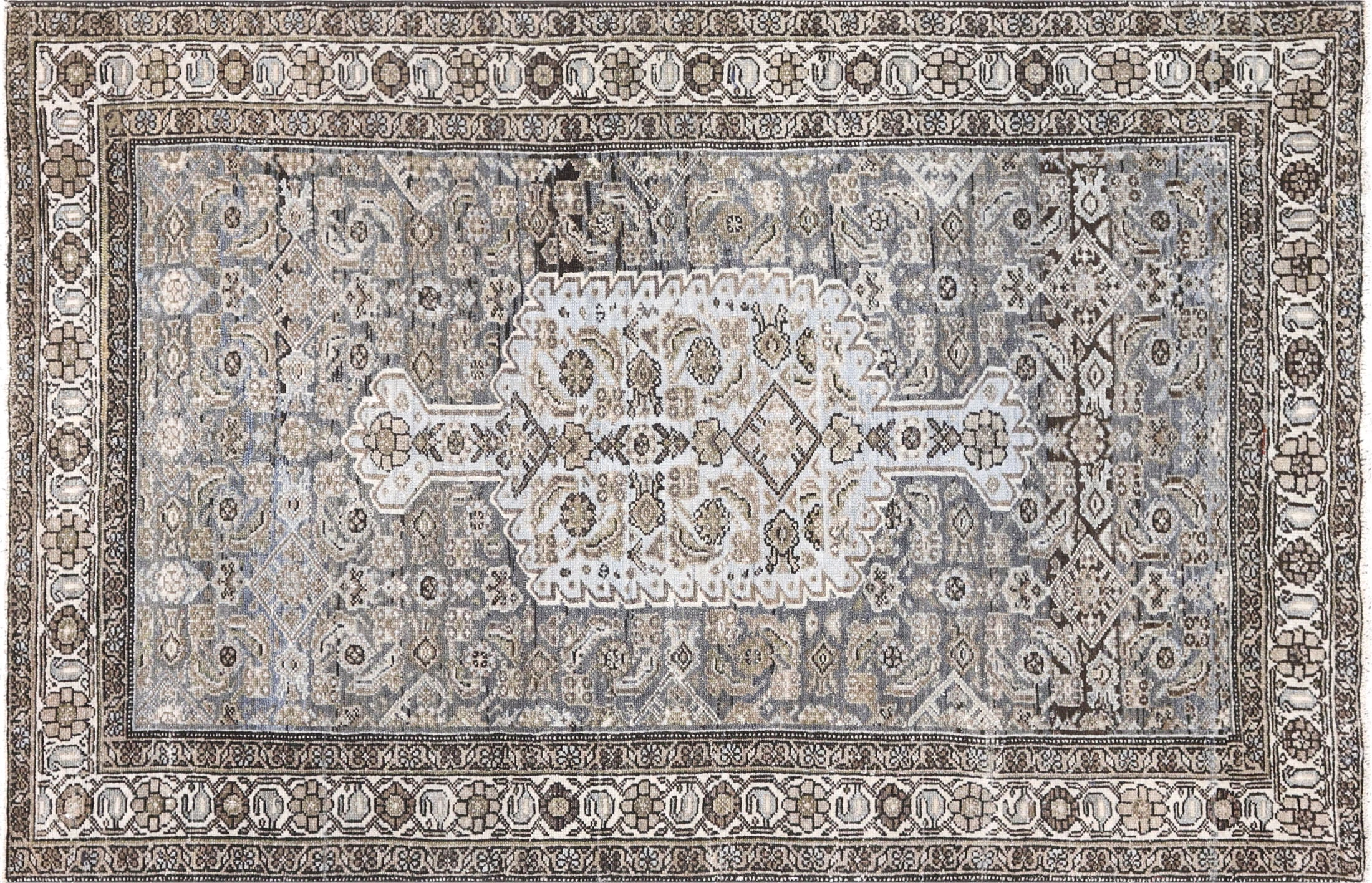 1940s Persian Melayer Rug -4'4" x6'8"