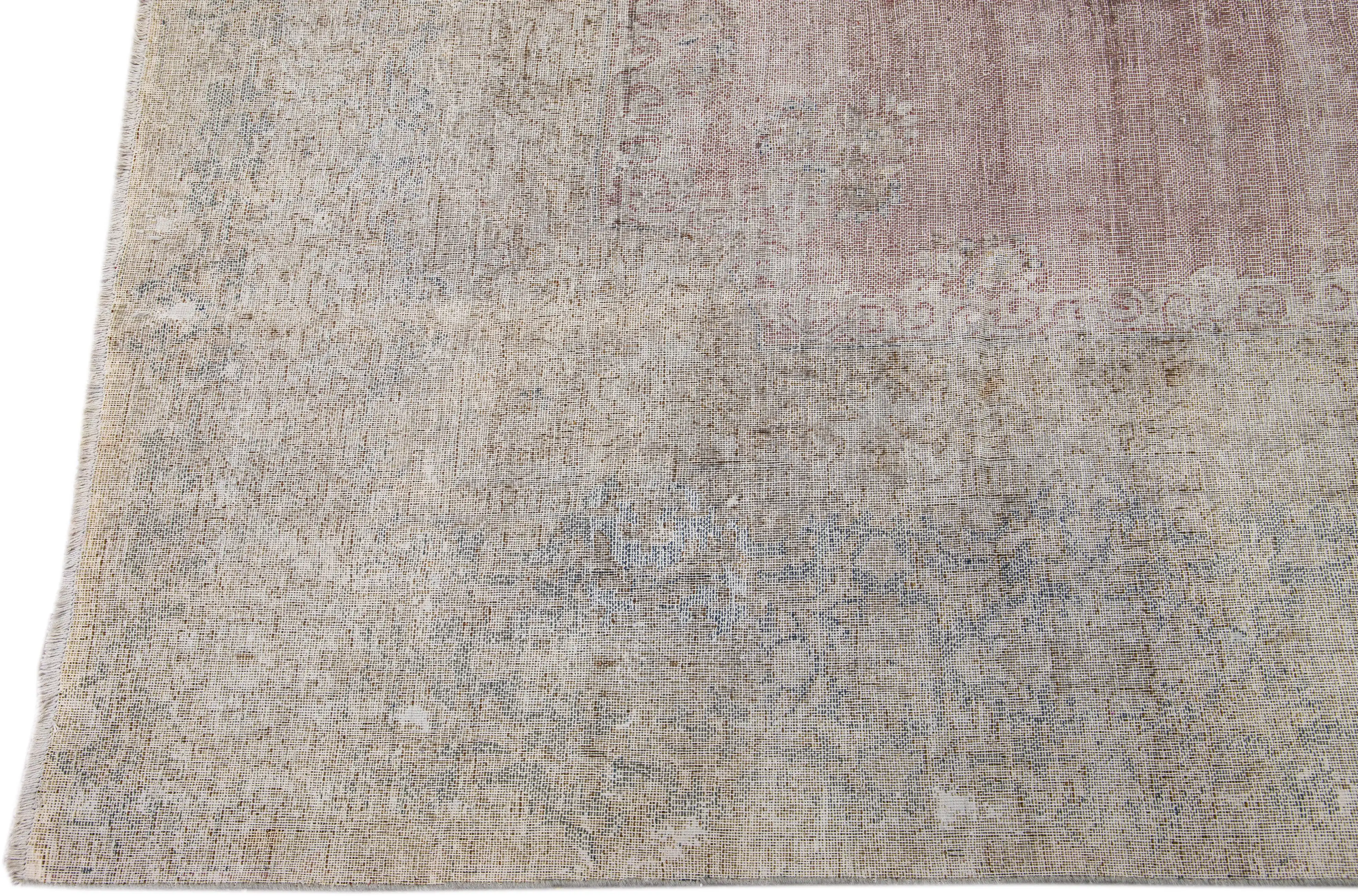Antique Persian Tabriz Rug 3 Antique Persian Tabriz Rug