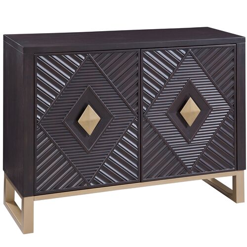 Kensington Bar Cabinet, Brown/Gold 1 Kensington Bar Cabinet, Brown/Gold