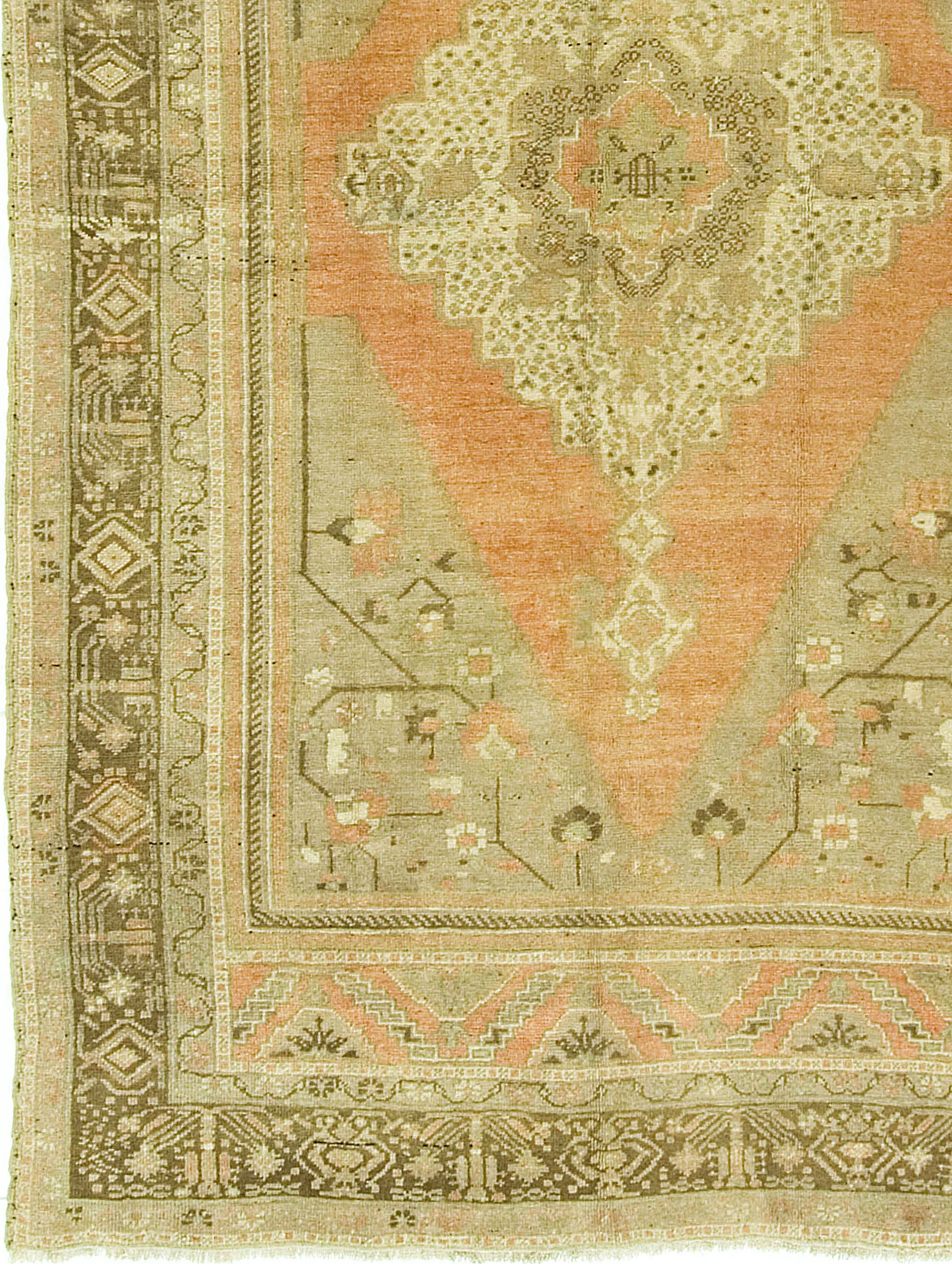 Turkish Oushak Rug 5'11 x 10'2 3 Turkish Oushak Rug 5'11 x 10'2