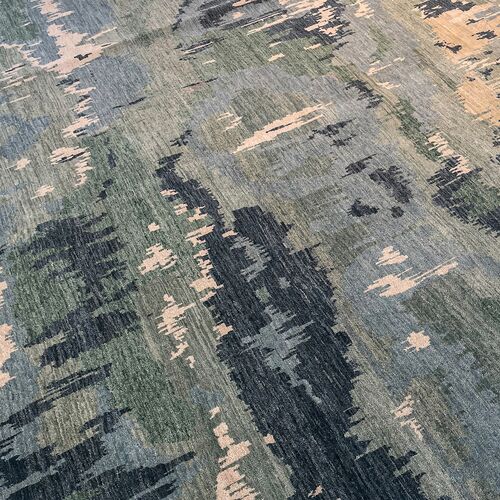 Cascade Rug, 10x14, Green/Blue 2 Cascade Rug, 10x14, Green/Blue