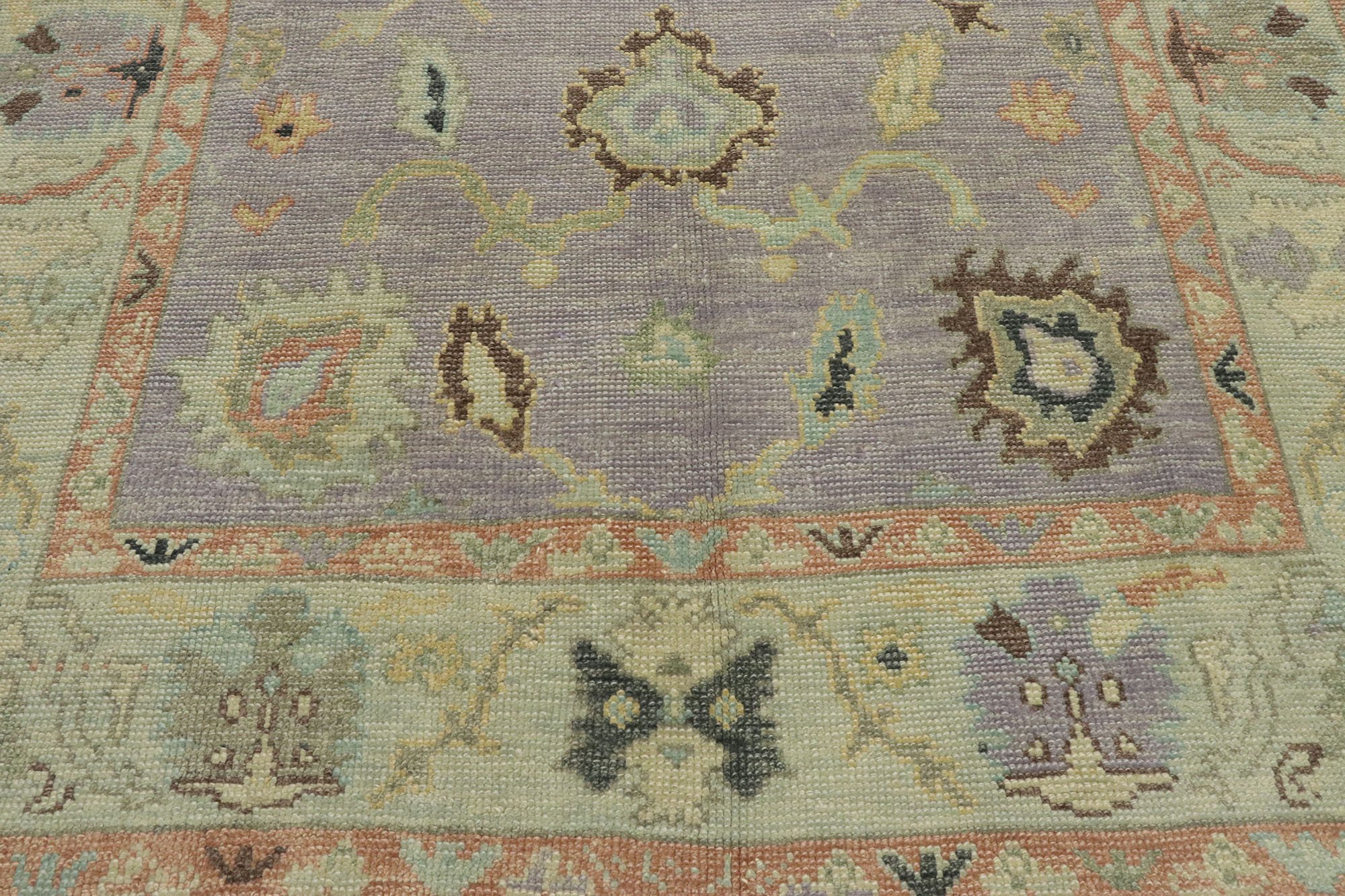 Turkish Oushak Rug, 5'5"x8'1" 4 Turkish Oushak Rug, 5'5"x8'1"