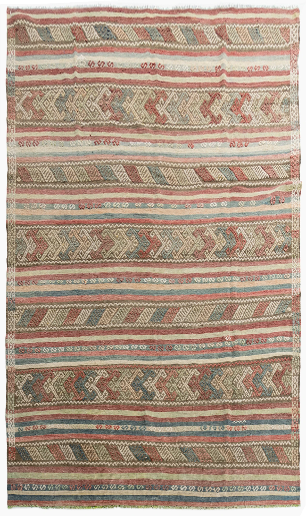 Turkish Flatweave Jajim Area Rug 6'5X9??????1 2 Turkish Flatweave Jajim Area Rug 6'5X9??????1