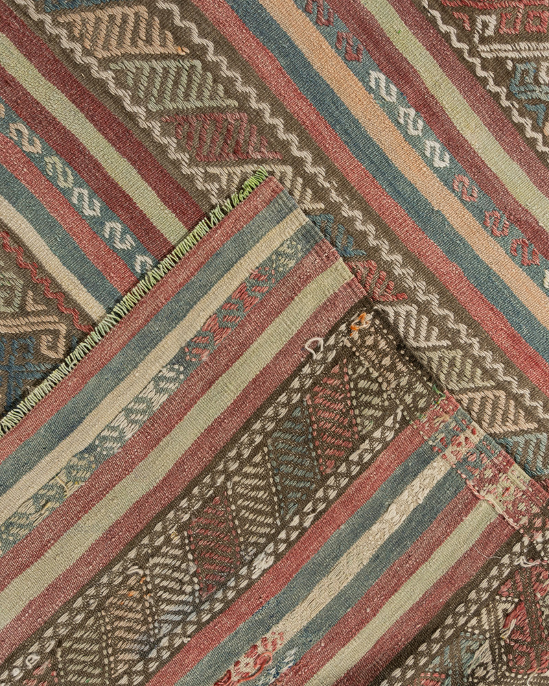 Turkish Flatweave Jajim Area Rug 6'5X9??????1 10 Turkish Flatweave Jajim Area Rug 6'5X9??????1
