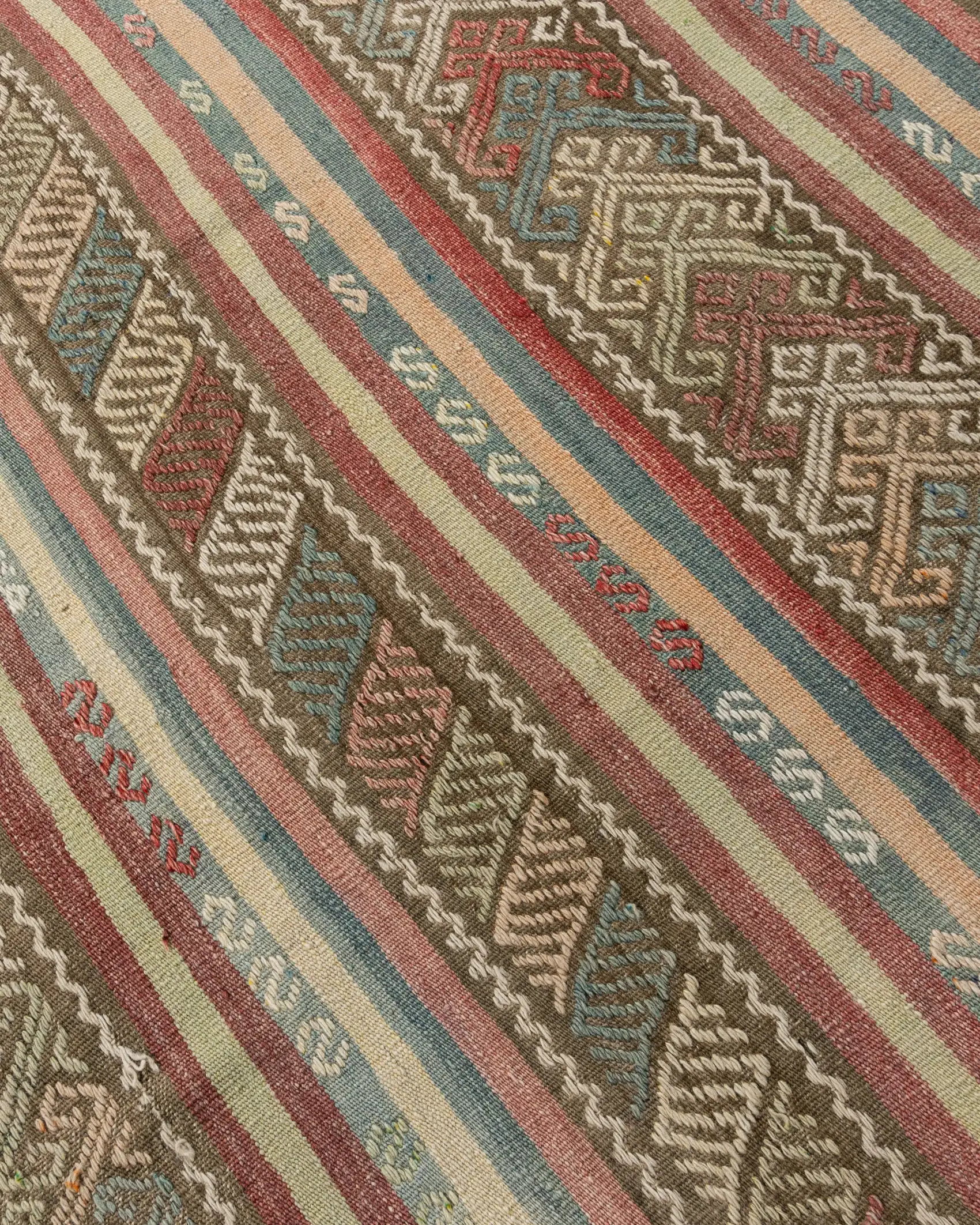 Turkish Flatweave Jajim Area Rug 6'5X9??????1 11 Turkish Flatweave Jajim Area Rug 6'5X9??????1