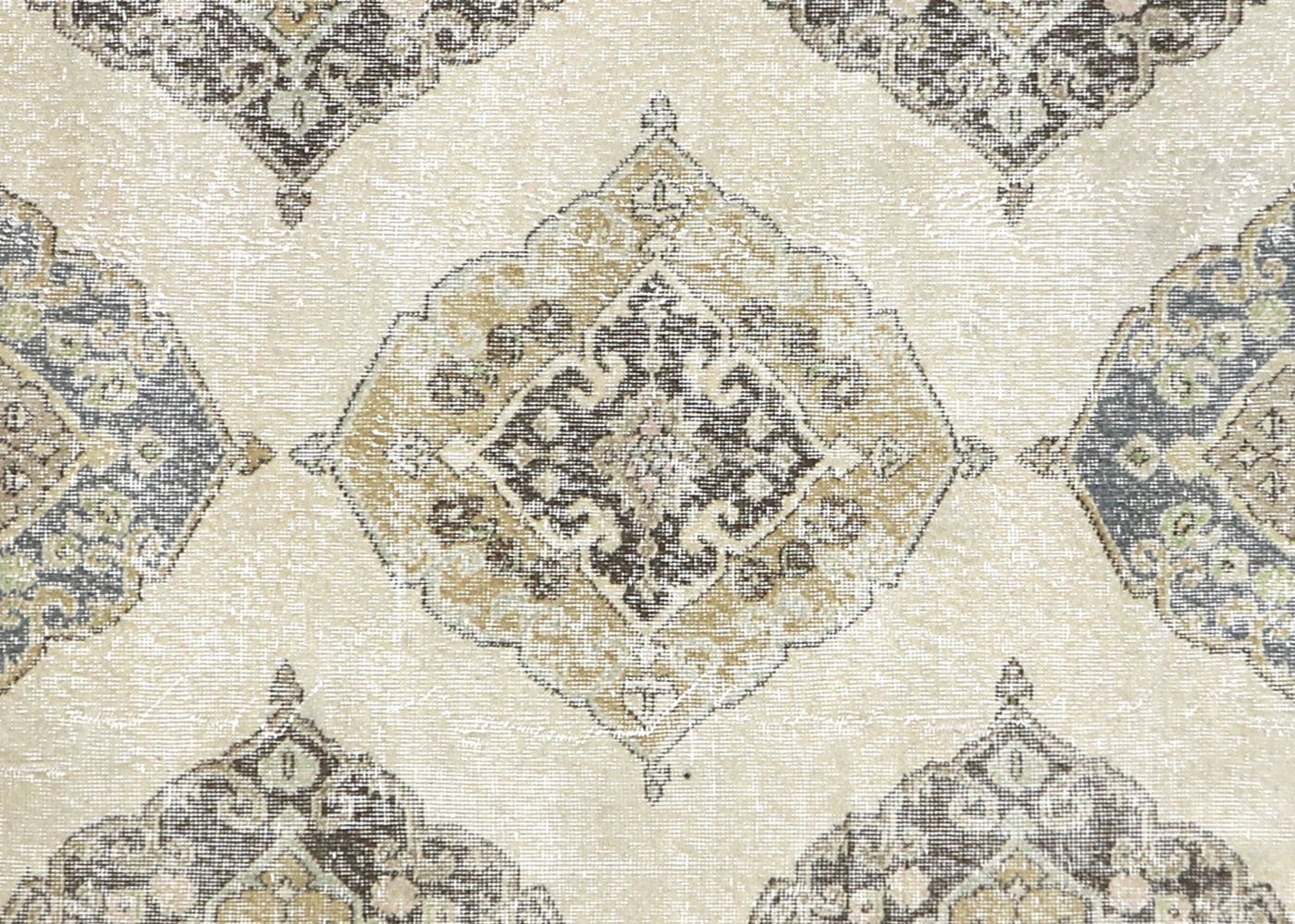 1960s Turkish Oushak Rug, 4'9" x 12'7" 2 1960s Turkish Oushak Rug, 4'9" x 12'7"