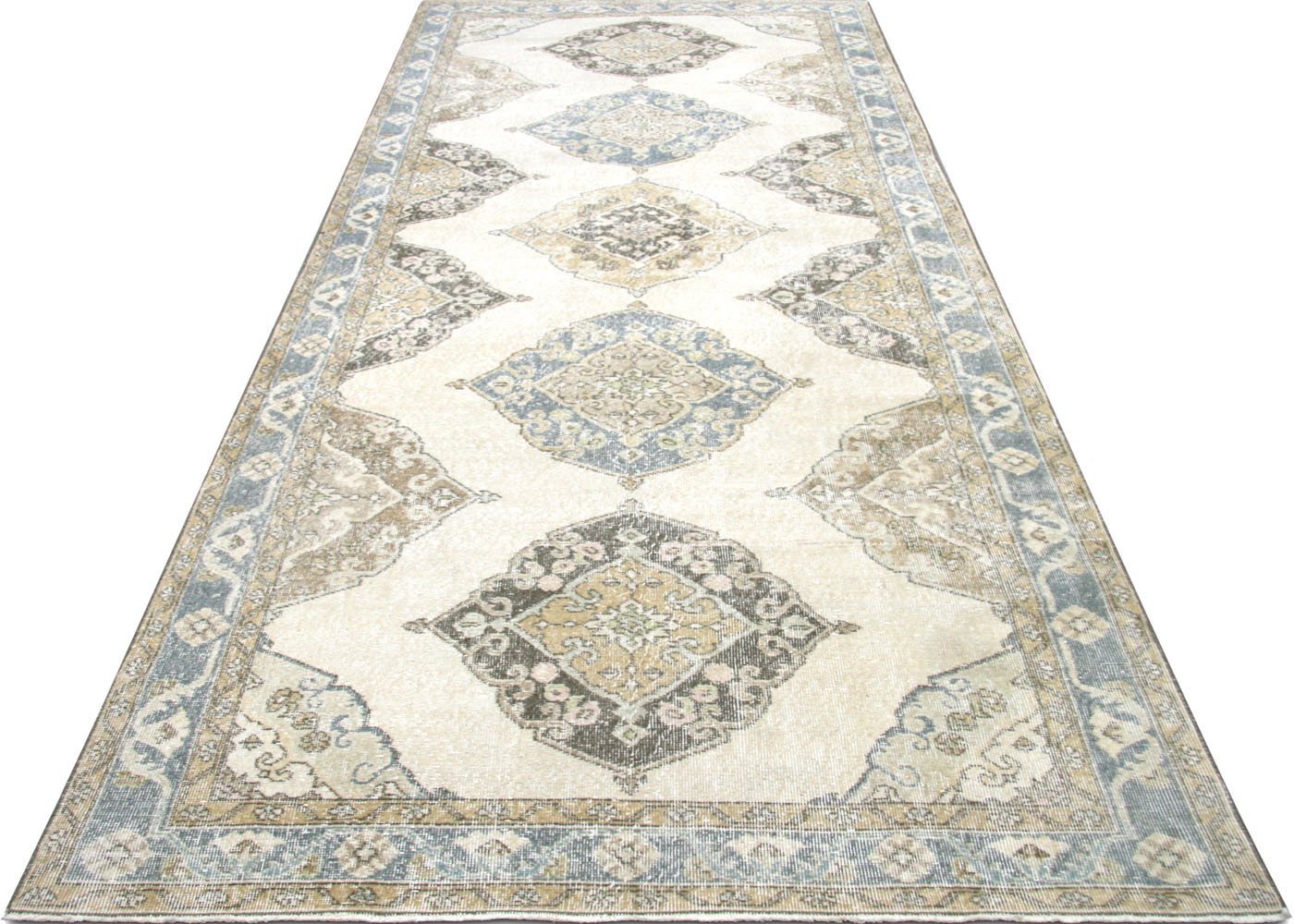 1960s Turkish Oushak Rug, 4'9" x 12'7" 5 1960s Turkish Oushak Rug, 4'9" x 12'7"