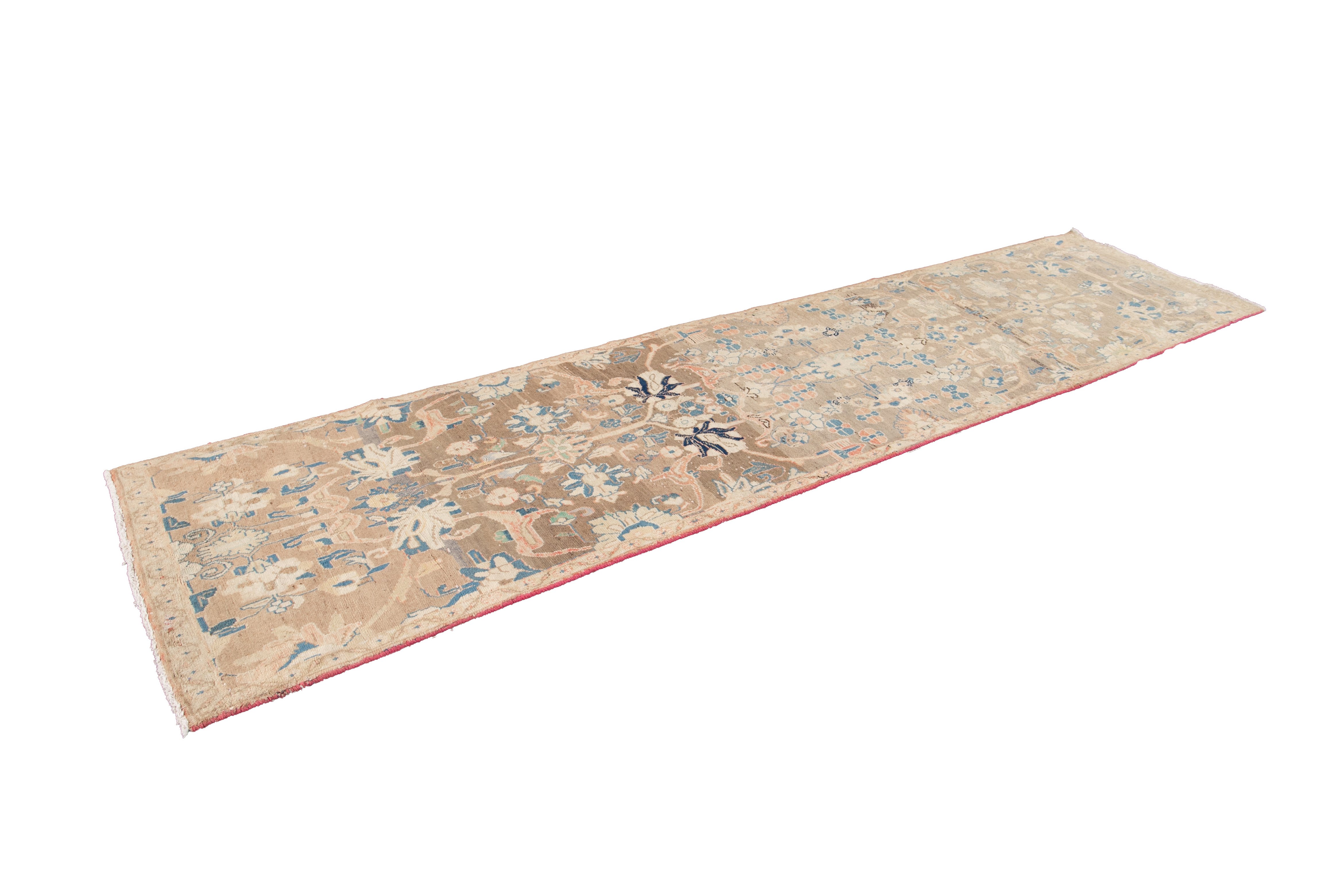 3'1''x12'6'' Vintage Wool Runner, Beige 5 3'1''x12'6'' Vintage Wool Runner, Beige