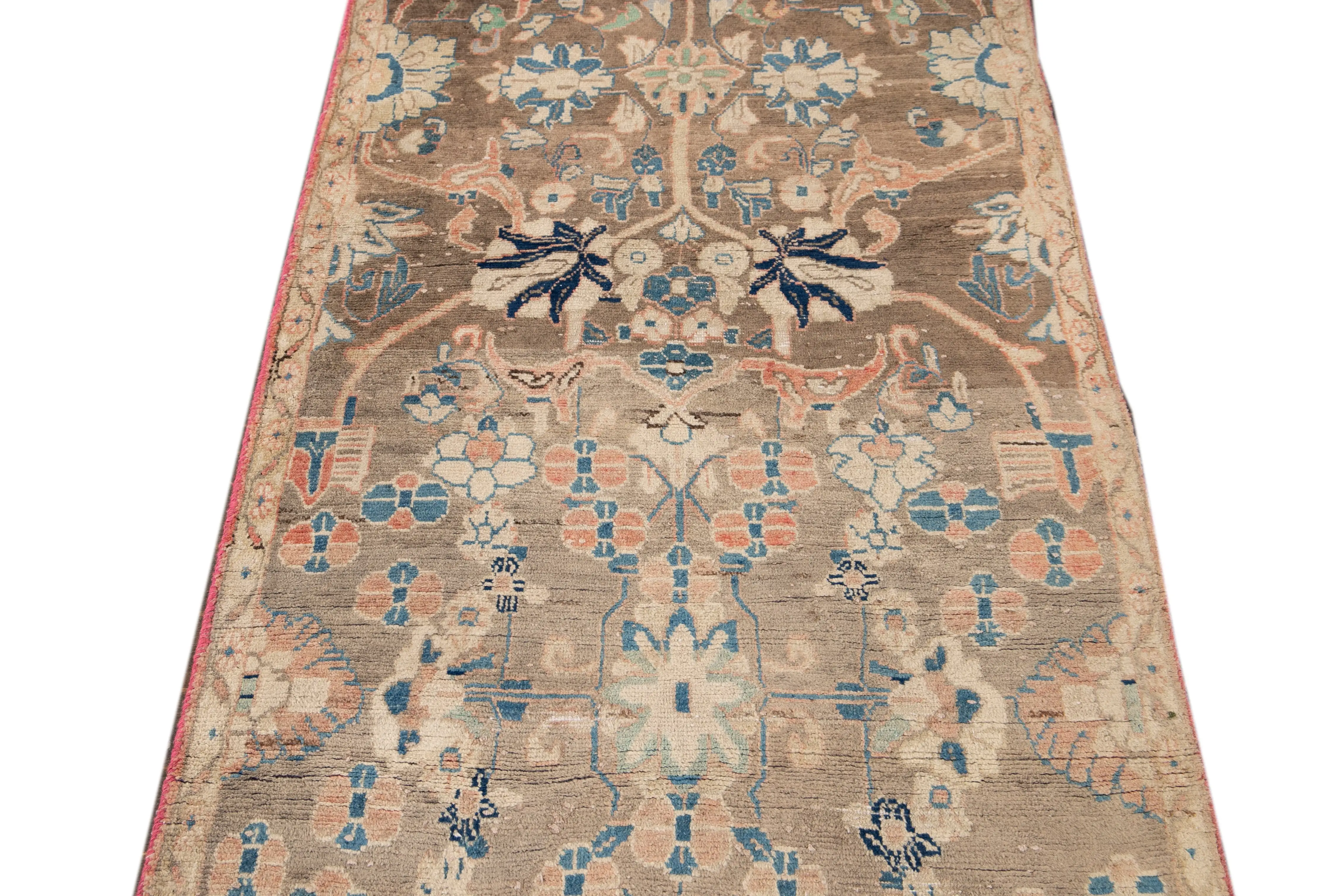 3'1''x12'6'' Vintage Wool Runner, Beige 7 3'1''x12'6'' Vintage Wool Runner, Beige