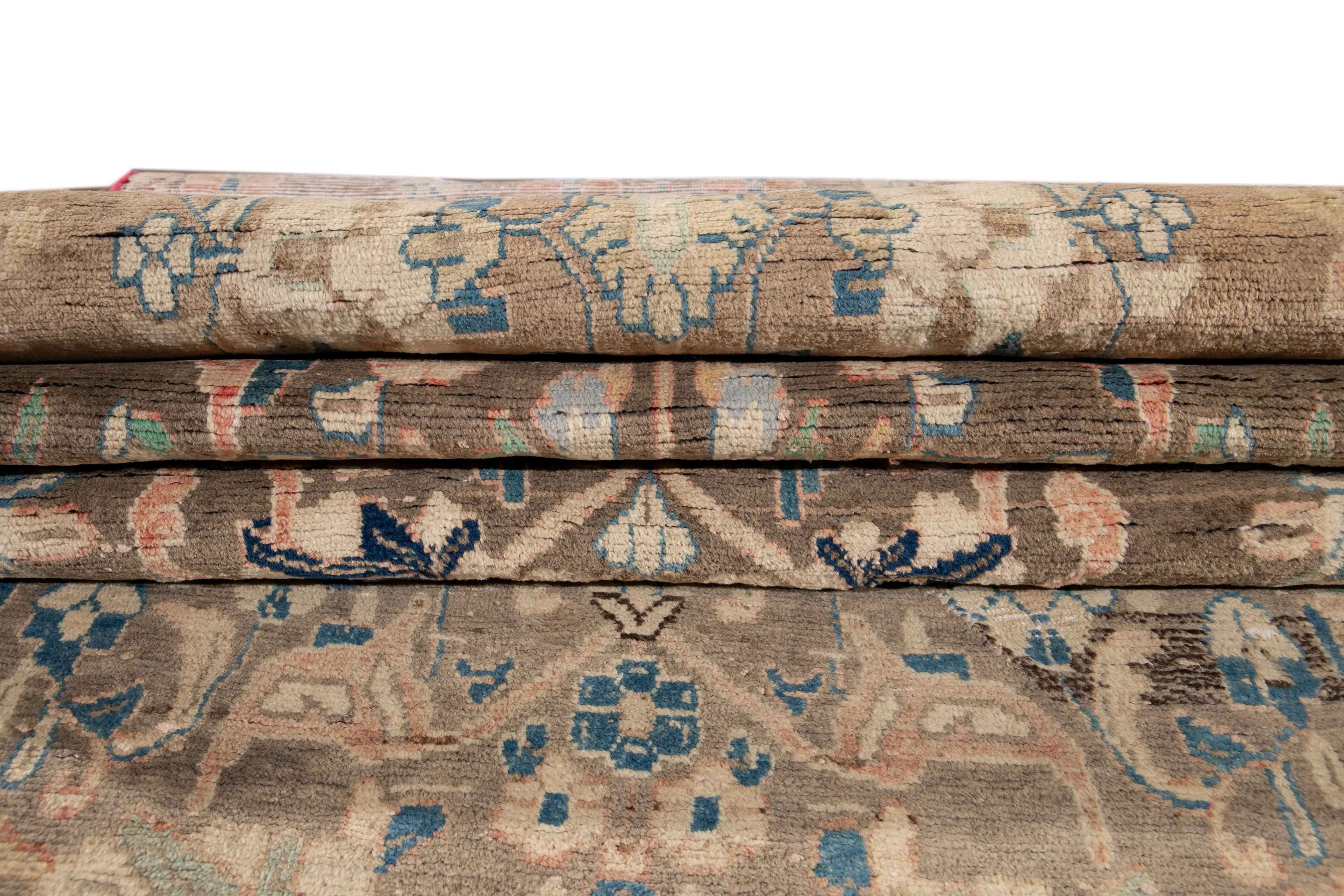 3'1''x12'6'' Vintage Wool Runner, Beige 8 3'1''x12'6'' Vintage Wool Runner, Beige