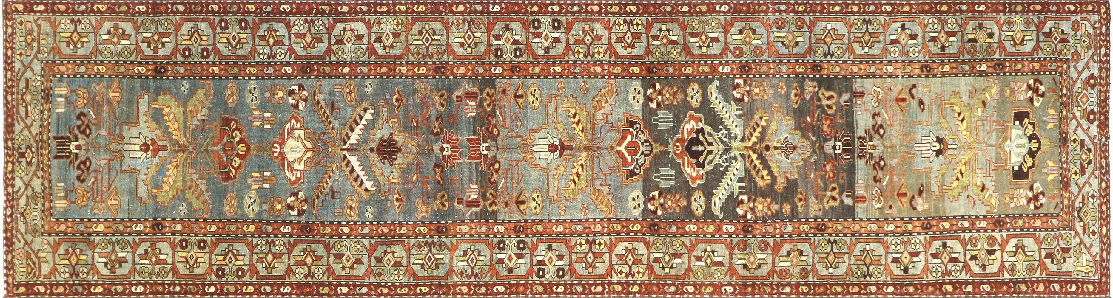 1920s Persian Melayer Rug, 3'5" x 13'3" 1 1920s Persian Melayer Rug, 3'5" x 13'3"