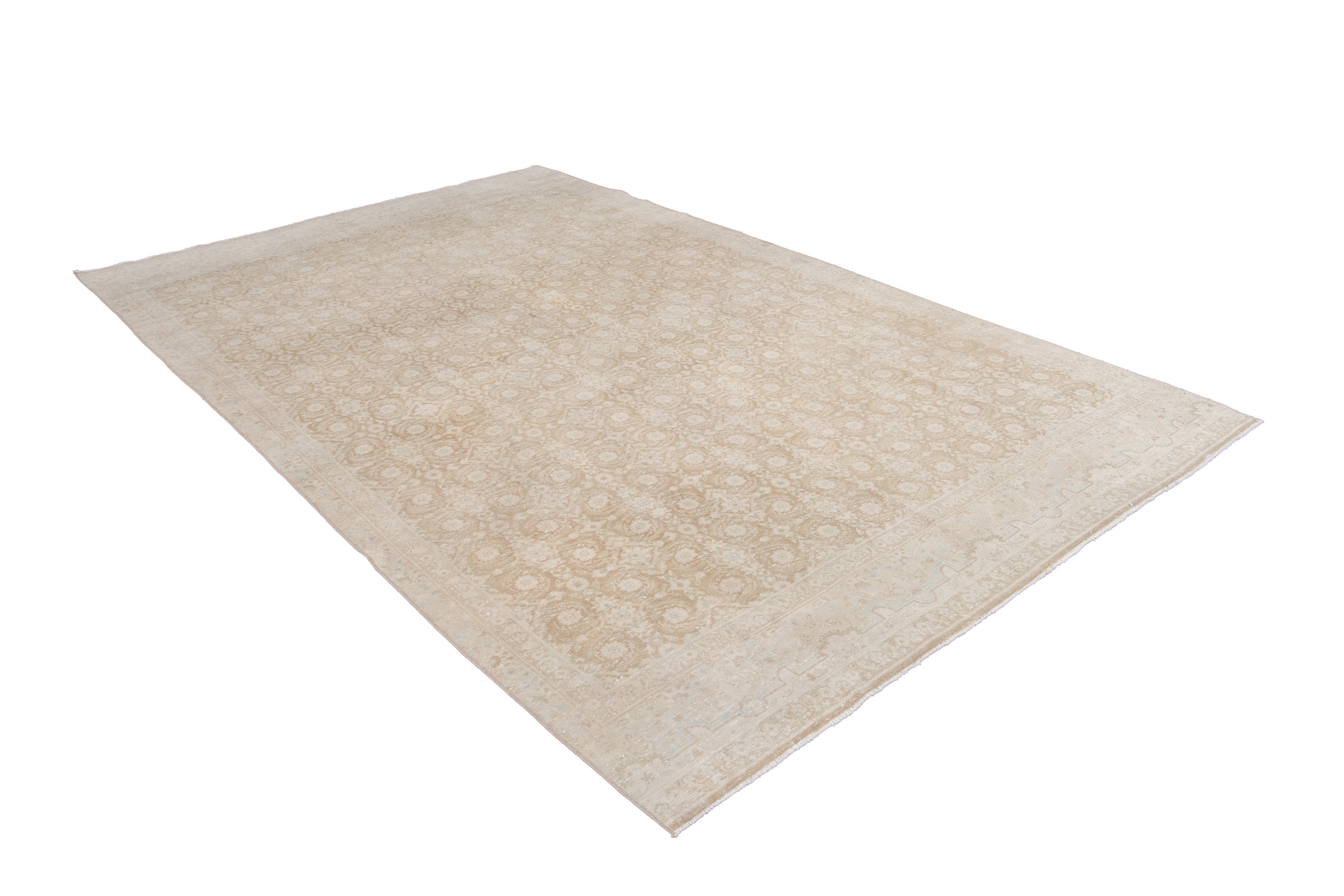 Antique Persian Tabriz Rug, 7' x 11' 10 Antique Persian Tabriz Rug, 7' x 11'