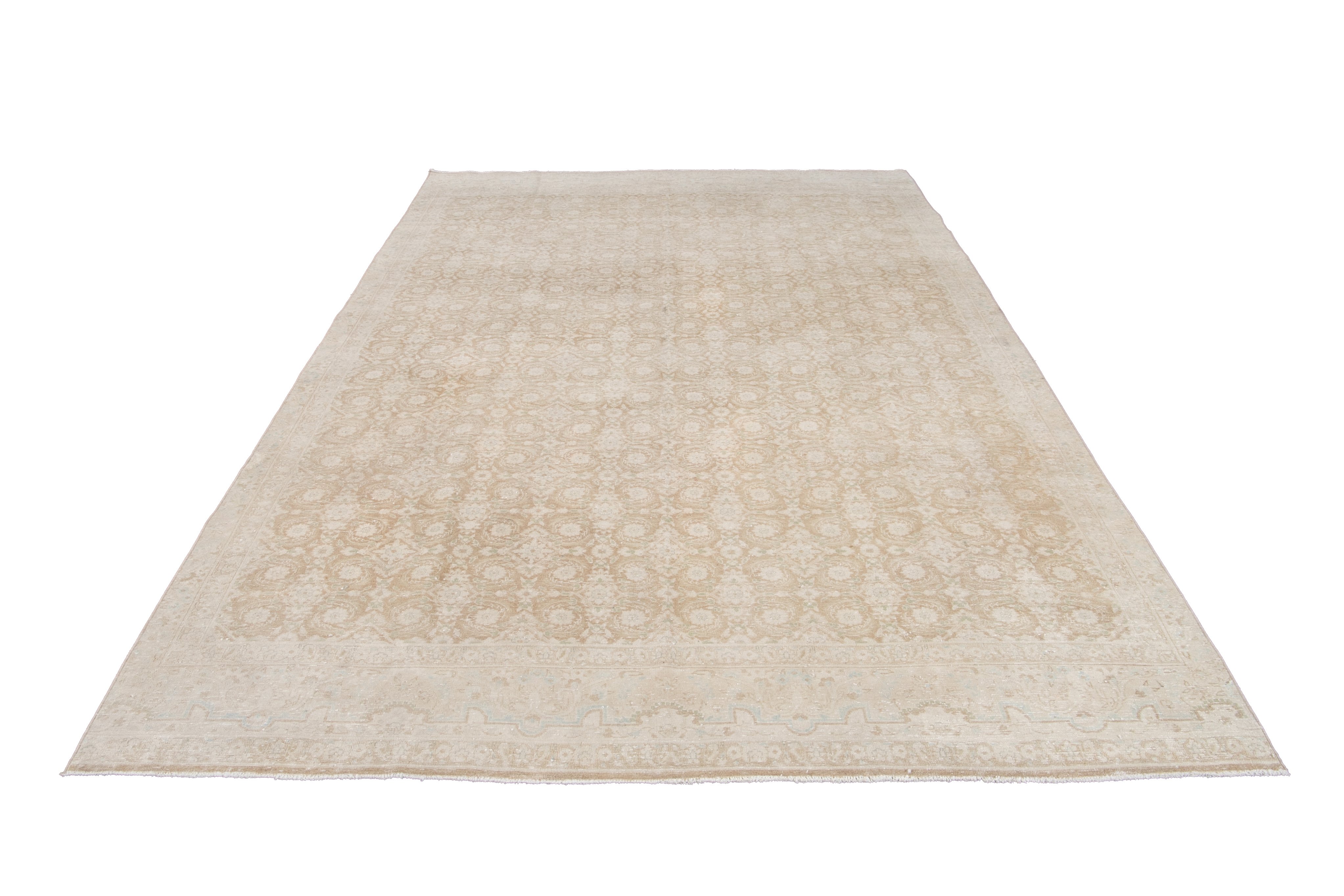 Antique Persian Tabriz Rug, 7' x 11' 9 Antique Persian Tabriz Rug, 7' x 11'