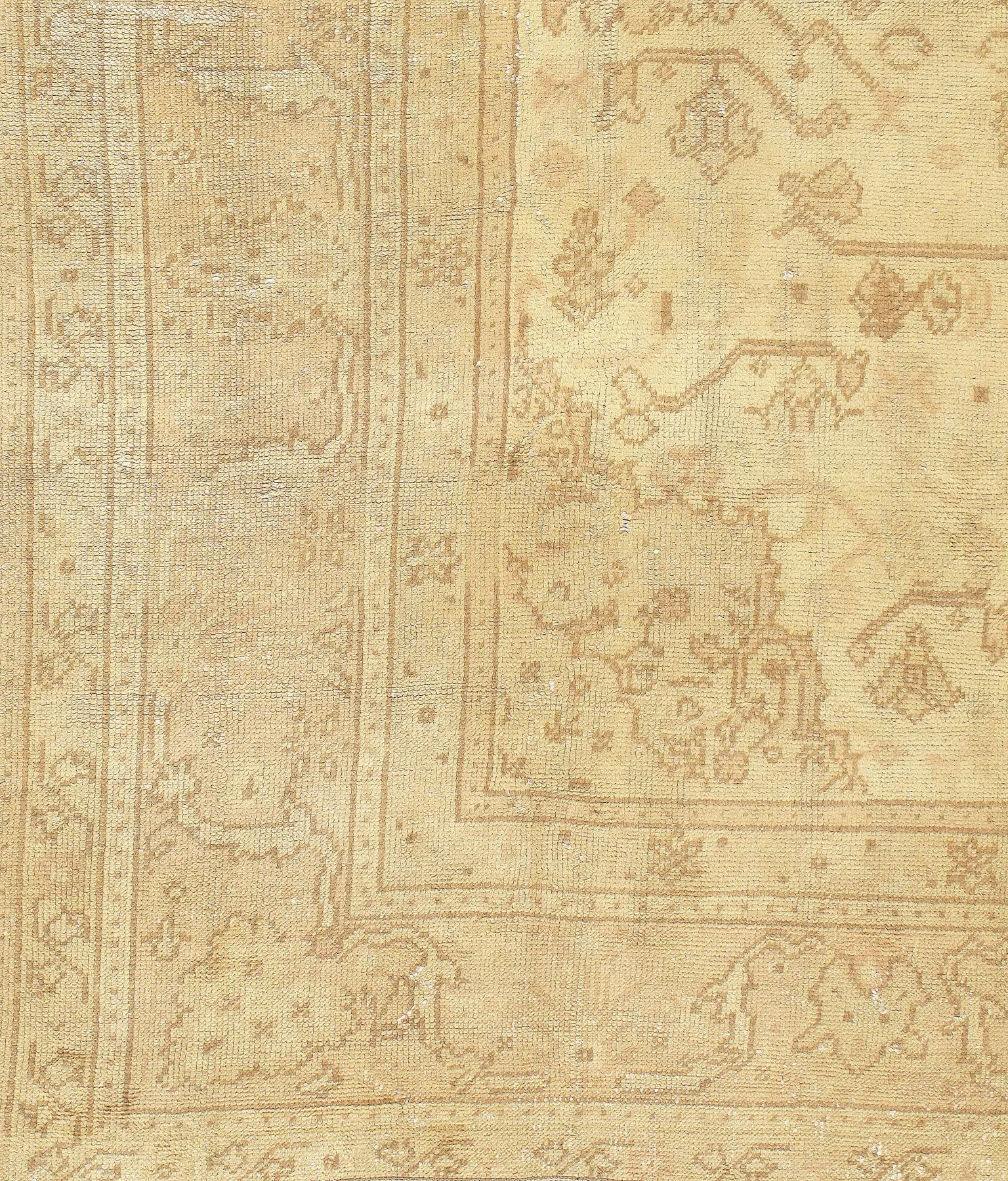 Shabby Chic Oushak Rug, 8'11 X 11'10 2 Shabby Chic Oushak Rug, 8'11 X 11'10