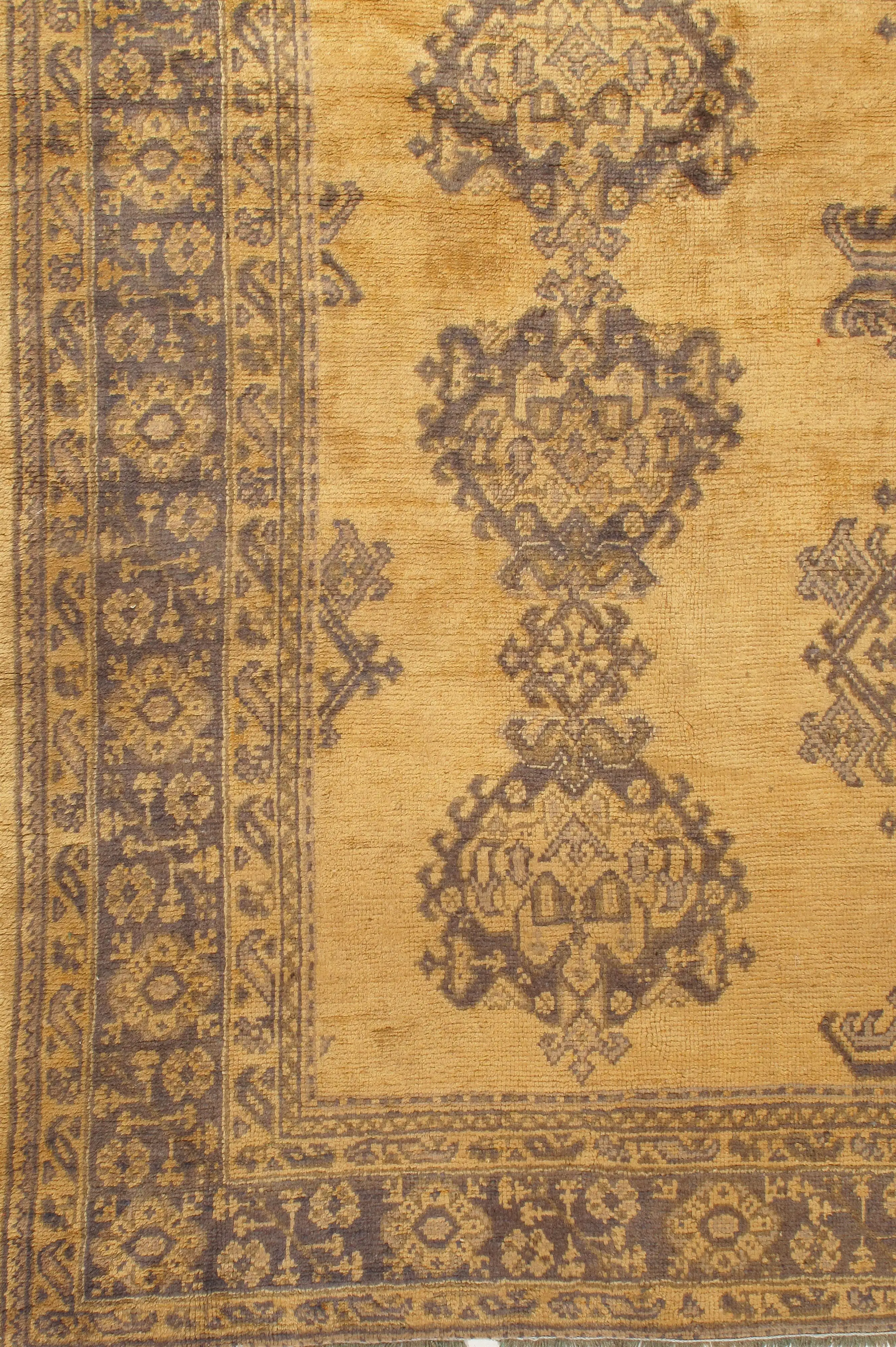 Turkish Oushak Rug Carpet, 9'4 X 11' 3 Turkish Oushak Rug Carpet, 9'4 X 11'