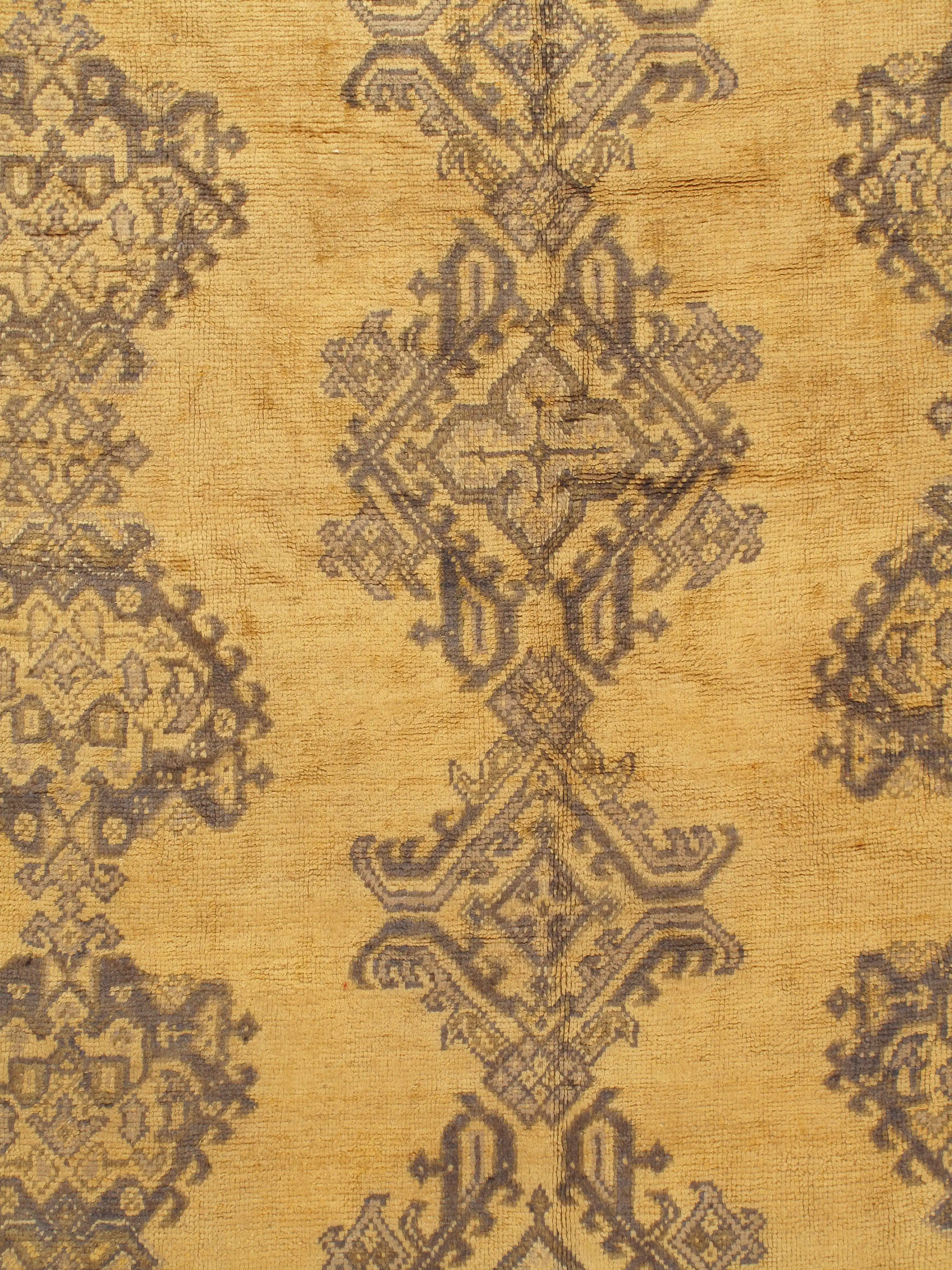 Turkish Oushak Rug Carpet, 9'4 X 11' 4 Turkish Oushak Rug Carpet, 9'4 X 11'