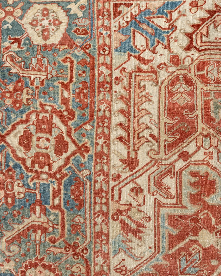 Persian Heriz Rug 9'1 X 12'6 3 Persian Heriz Rug 9'1 X 12'6