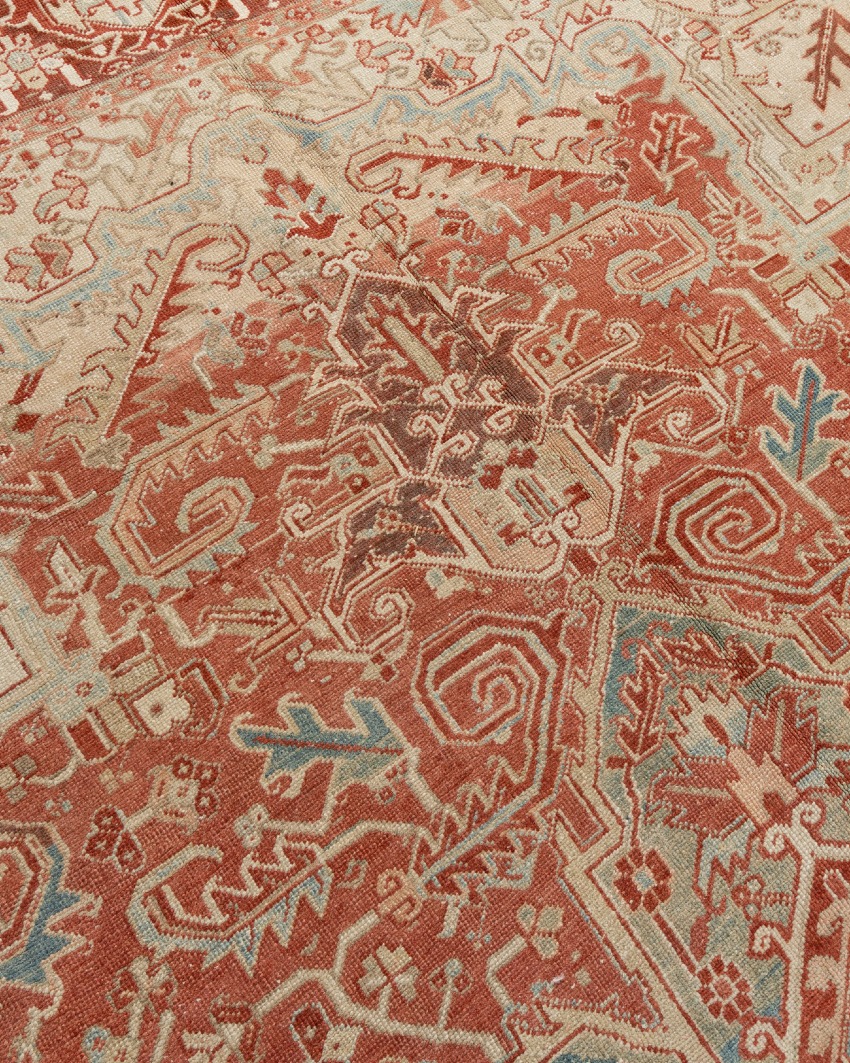 Persian Heriz Rug 9'1 X 12'6 5 Persian Heriz Rug 9'1 X 12'6