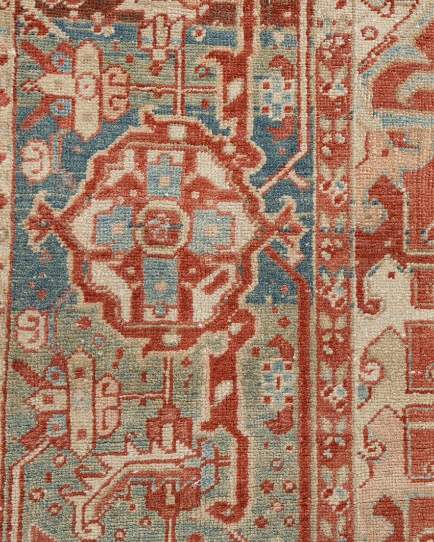Persian Heriz Rug 9'1 X 12'6 8 Persian Heriz Rug 9'1 X 12'6