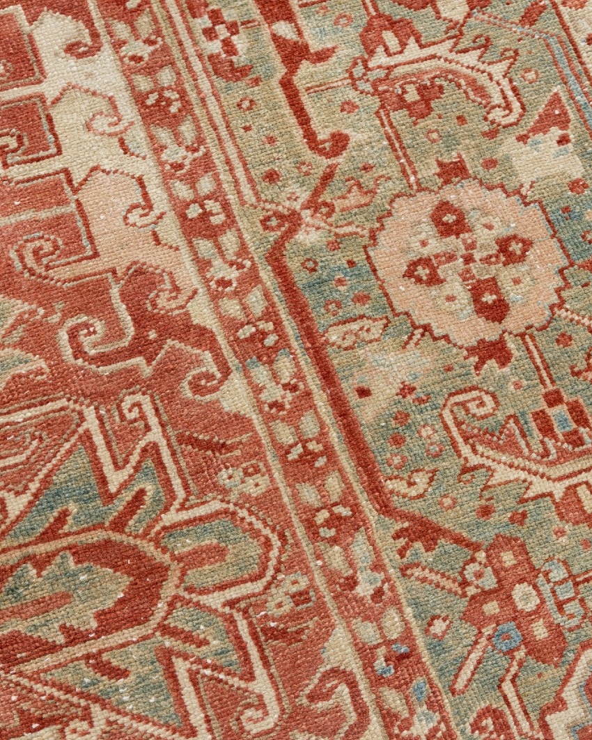 Persian Heriz Rug 9'1 X 12'6 9 Persian Heriz Rug 9'1 X 12'6