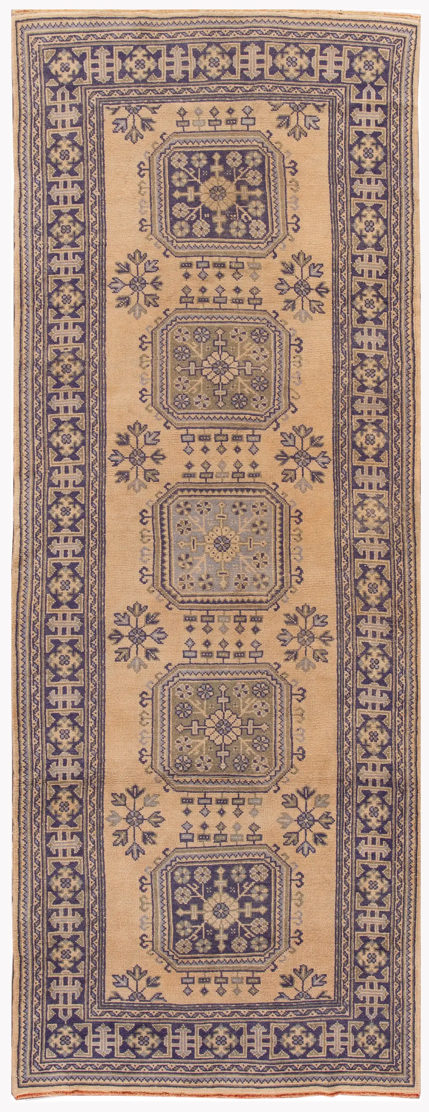 Vintage Turkish Tribal Runner Rug 2 Vintage Turkish Tribal Runner Rug