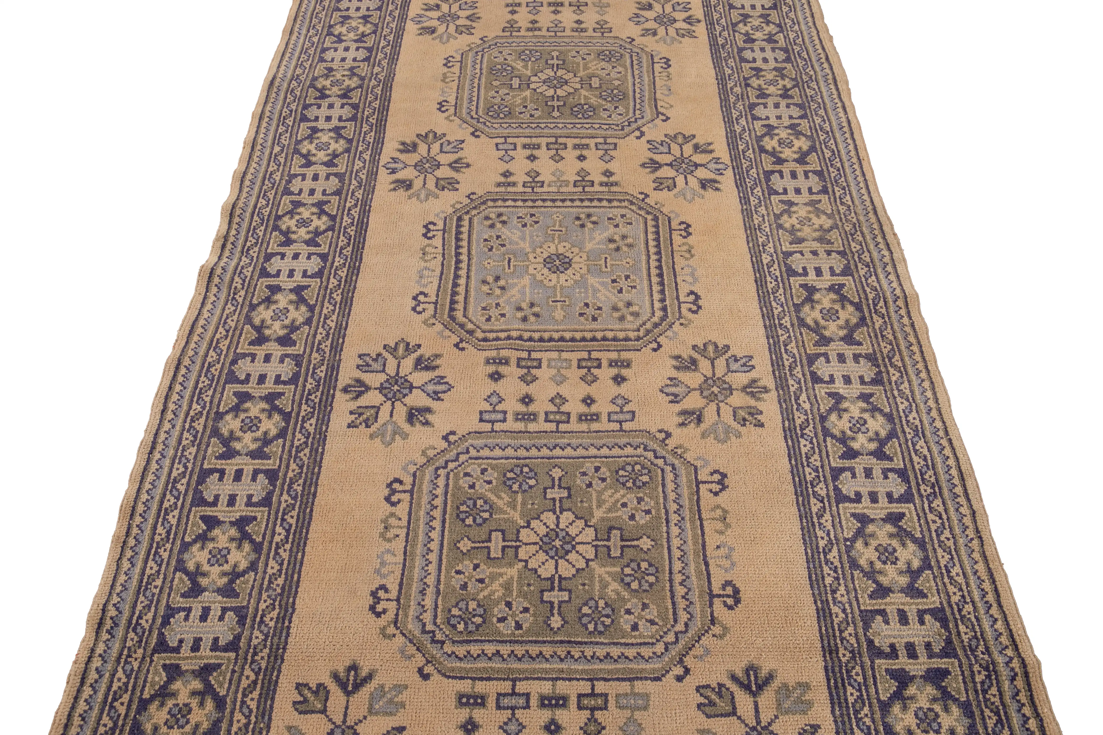 Vintage Turkish Tribal Runner Rug 5 Vintage Turkish Tribal Runner Rug