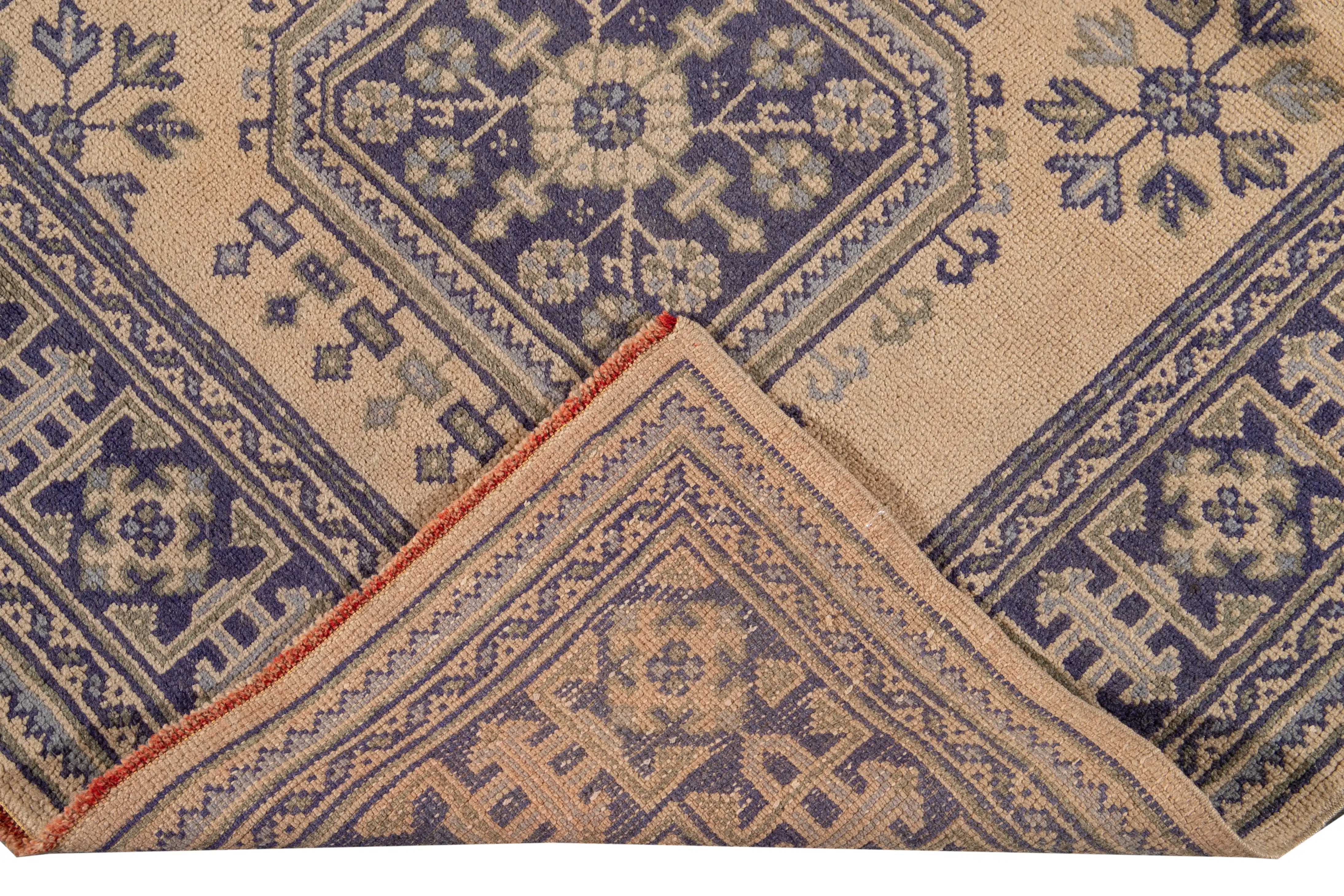 Vintage Turkish Tribal Runner Rug 7 Vintage Turkish Tribal Runner Rug