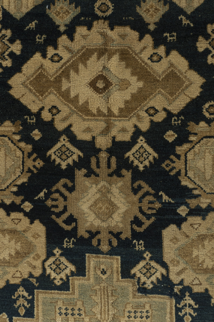 Blue Malayer Hand Knotted Rug, 2'8 X 6'10 4 Blue Malayer Hand Knotted Rug, 2'8 X 6'10