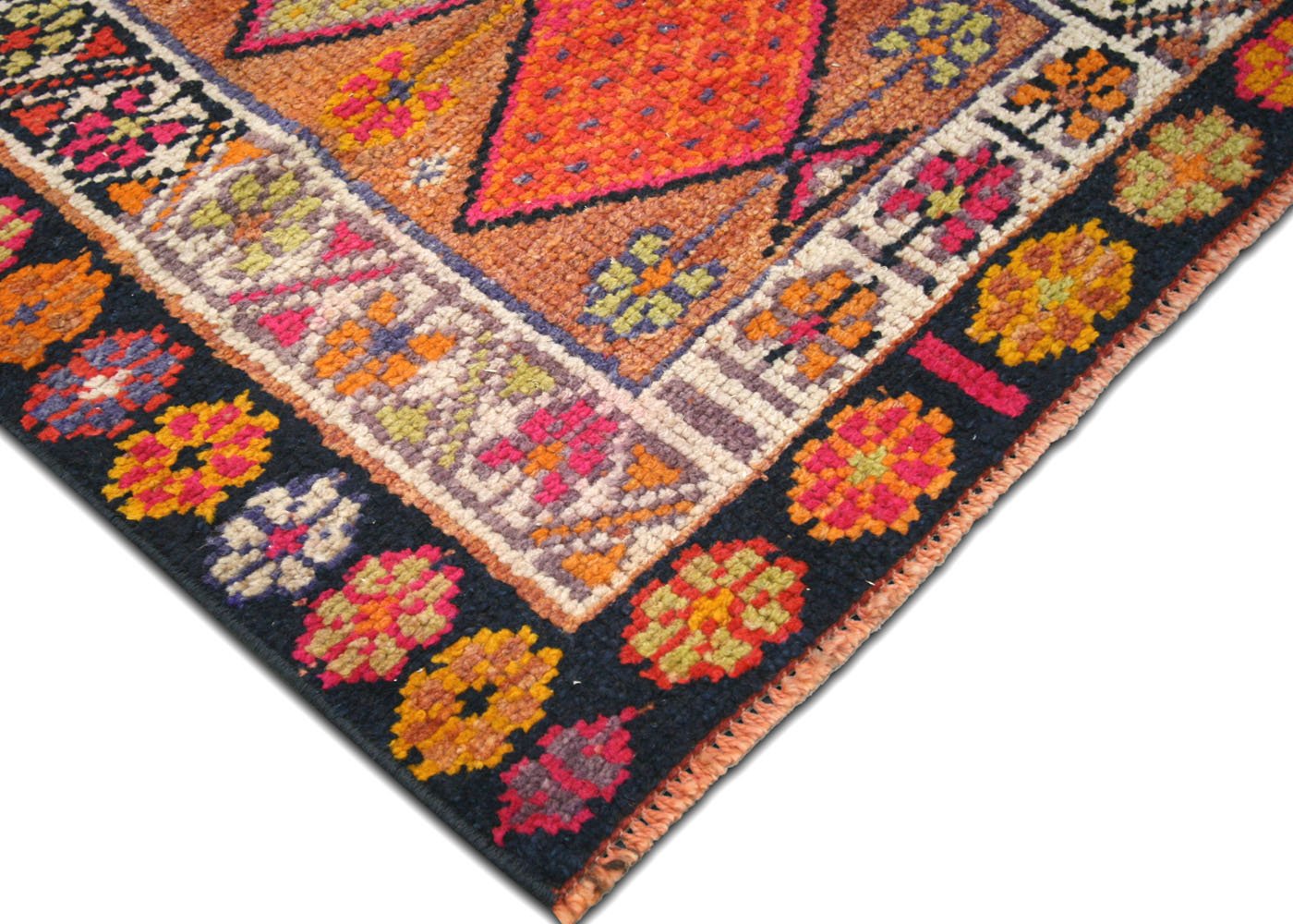 1960s Turkish Oushak Runner, 2'8" x11'1" 3 1960s Turkish Oushak Runner, 2'8" x11'1"